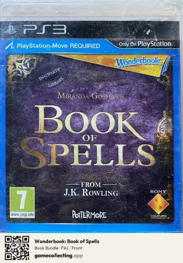 Wonderbook: Book of Spells PlayStation 3, PAL box front