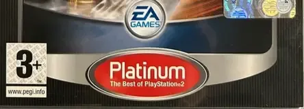 Need for Speed Underground 2, the PEGI square on its front