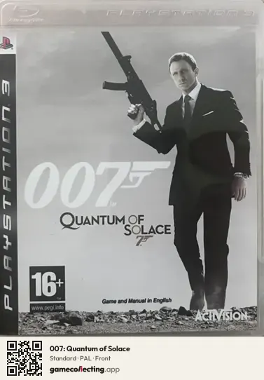 007: Quantum of Solace PlayStation 3, PAL box front