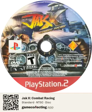 Jak X: Combat Racing PlayStation 2, NTSC disc