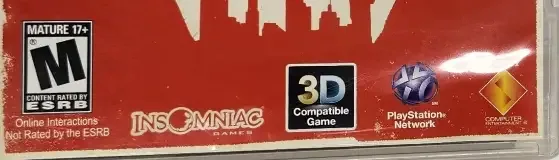 Resistance 3, the ESRB box on its front