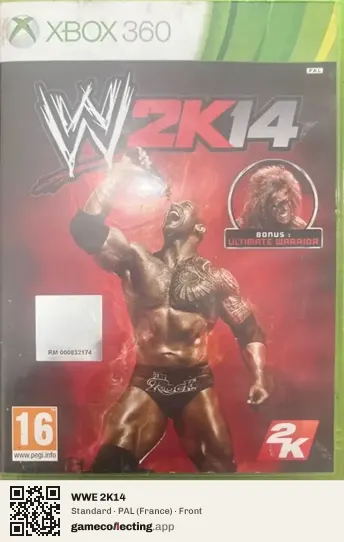 WWE 2K14 Xbox 360, France box front