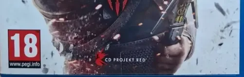 The Witcher 3: Wild Hunt, the PEGI square on its front