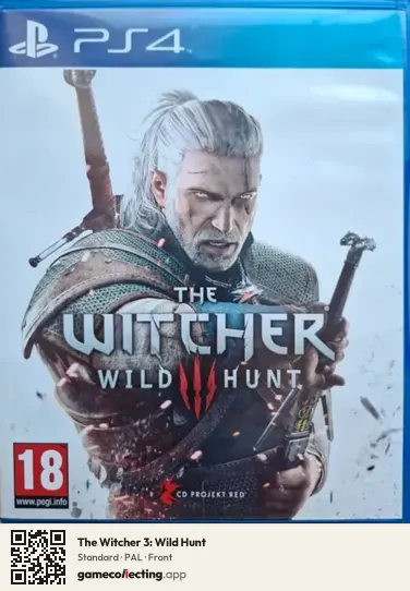The Witcher 3: Wild Hunt PlayStation 4, PAL box front