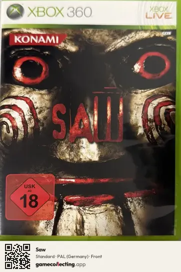 Saw Xbox 360, Germany box front