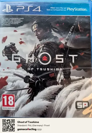 Ghost of Tsushima PlayStation 4, Germany box front
