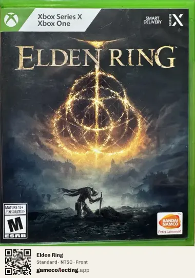 Elden Ring Xbox Series X, NTSC box front