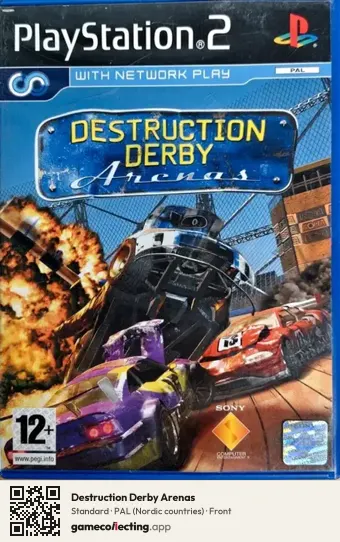 Destruction Derby Arenas PlayStation 2, Nordic countries box front