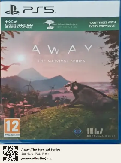 Away: The Survival Series PlayStation 5, PAL box front