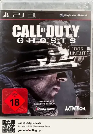 Call of Duty: Ghosts PlayStation 3, Germany box front