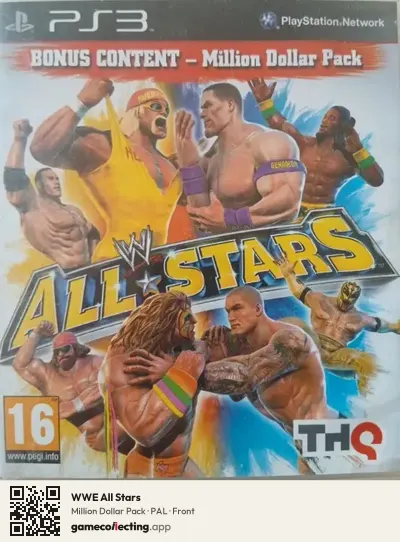WWE All Stars PlayStation 3, PAL box front