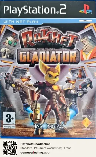 Ratchet: Deadlocked PlayStation 2, Nordic countries box front