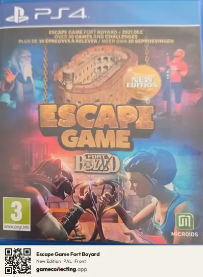 Escape Game Fort Boyard PlayStation 4, PAL box front
