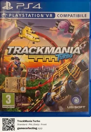 TrackMania Turbo PlayStation 4, Italy box front