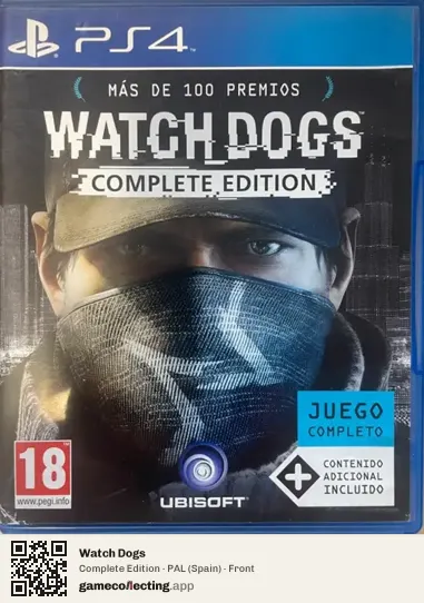 Watch Dogs PlayStation 4, Spain box front