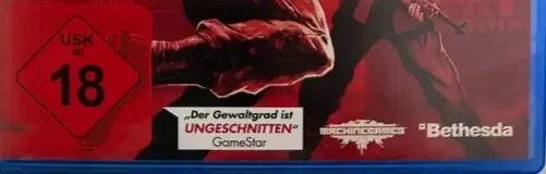 Wolfenstein: The Old Blood, the USK square on its front