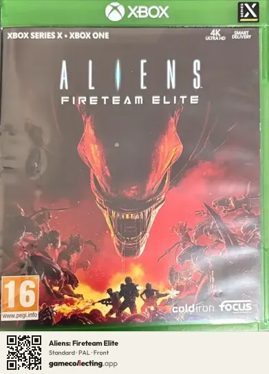 Aliens: Fireteam Elite Xbox Series X, PAL box front