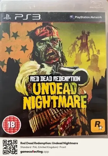 Red Dead Redemption: Undead Nightmare PlayStation 3, United Kingdom box front