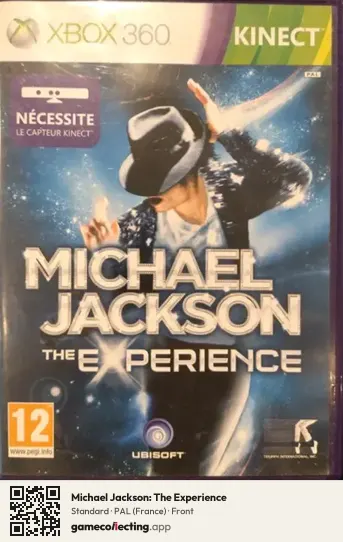 Michael Jackson: The Experience Xbox 360, France box front