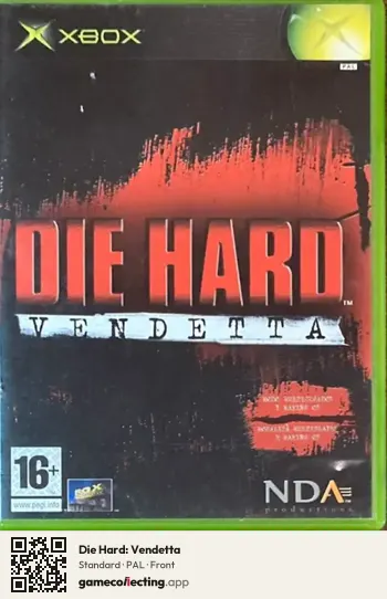 Die Hard: Vendetta Xbox, PAL box front