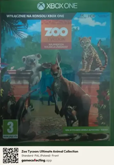 Zoo Tycoon: Ultimate Animal Collection Xbox One, Poland box front