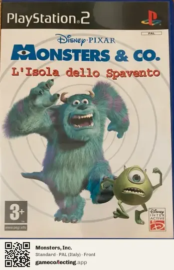Monsters, Inc. PlayStation 2, Italy box front