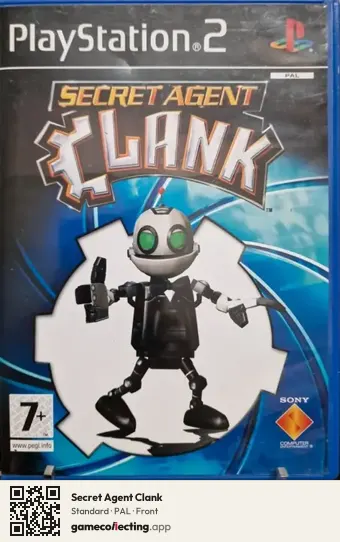 Secret Agent Clank PlayStation 2, PAL box front