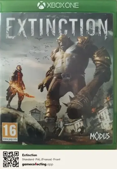 Extinction Xbox One, France box front
