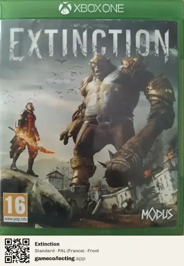 Extinction Xbox One, France box front