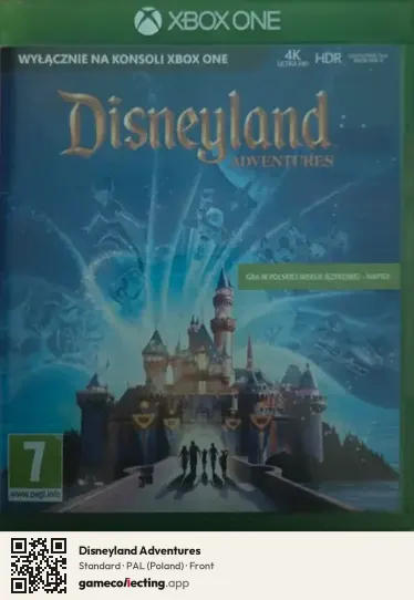 Disneyland Adventures Xbox One, Poland box front
