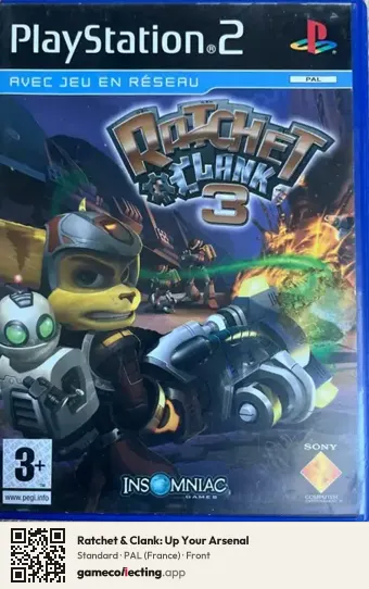 Ratchet & Clank: Up Your Arsenal PlayStation 2, France box front