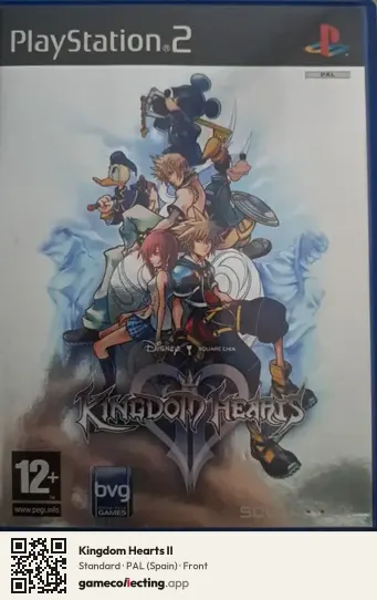 Kingdom Hearts II PlayStation 2, Spain box front