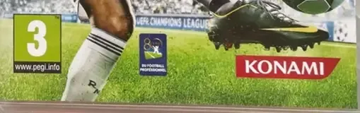 Pro Evolution Soccer 2013, the PEGI square on its front