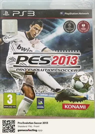 Pro Evolution Soccer 2013 PlayStation 3, PAL box front