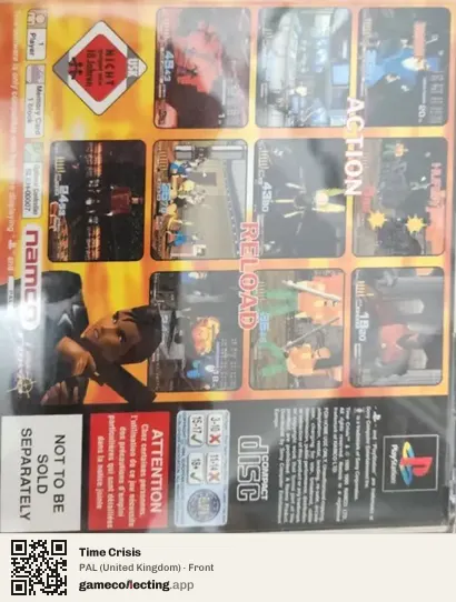 Time Crisis PlayStation, United Kingdom box front
