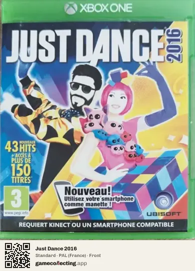 Just Dance 2016 Xbox One, France box front