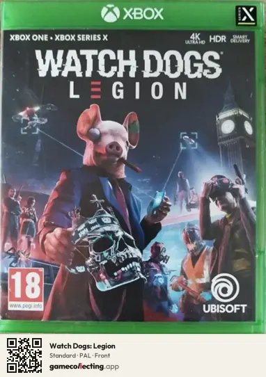 Watch Dogs: Legion Xbox One, PAL box front