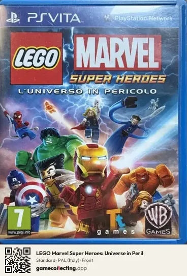 LEGO Marvel Super Heroes: Universe in Peril PlayStation Vita, Italy box front