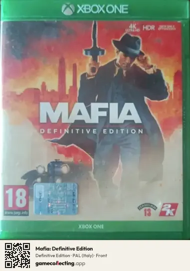 Mafia: Definitive Edition Xbox One, Italy box front