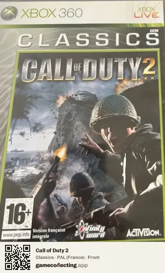 Call of Duty 2 Xbox 360, France box front