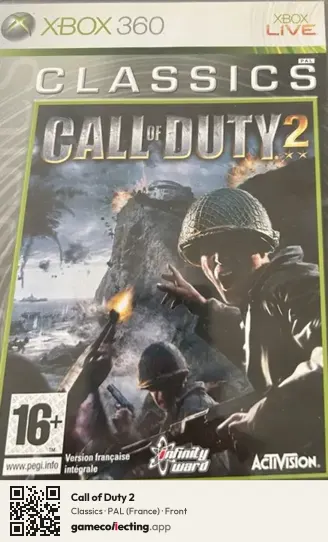 Call of Duty 2 Xbox 360, France box front