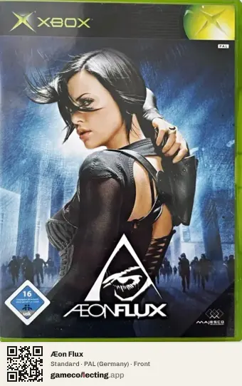 Æon Flux Xbox, Germany box front