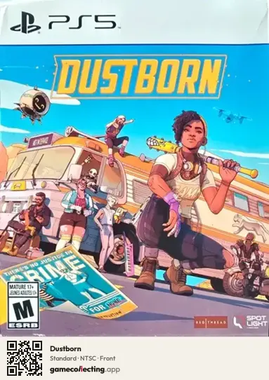 Dustborn PlayStation 5, NTSC box front