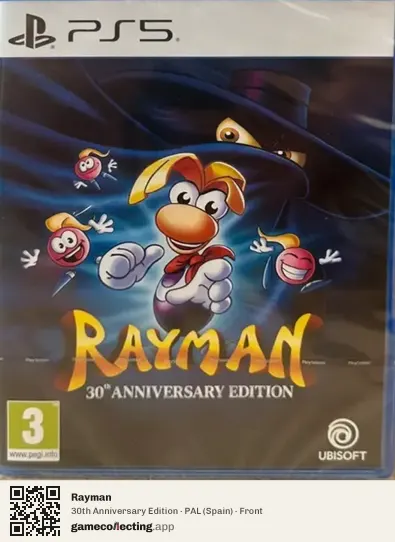 Rayman PlayStation 5, Spain box front