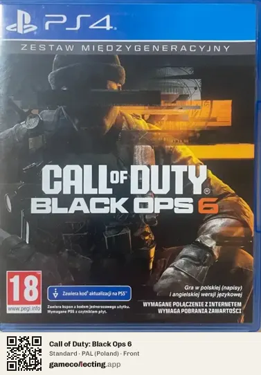 Call of Duty: Black Ops 6 PlayStation 4, Poland box front