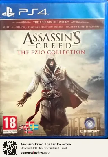 Assassin's Creed: The Ezio Collection PlayStation 4, Nordic countries box front