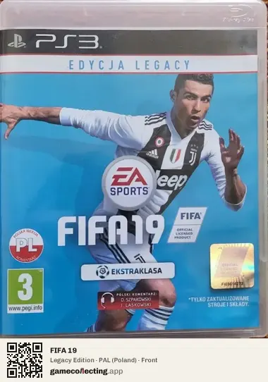 FIFA 19 PlayStation 3, Poland box front