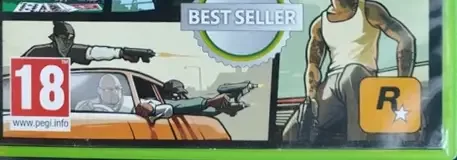 Grand Theft Auto: San Andreas, the PEGI square on its front