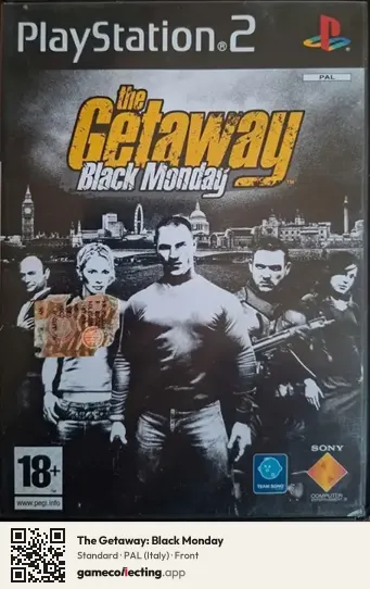 The Getaway: Black Monday PlayStation 2, Italy box front