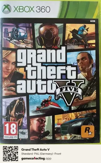 Grand Theft Auto V Xbox 360, Germany box front